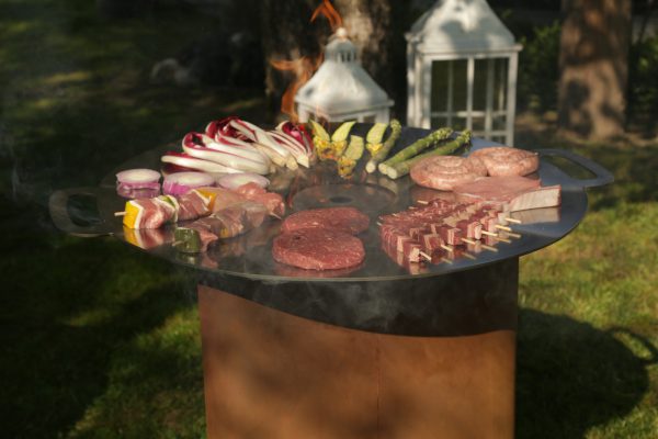 bbq met vlees
